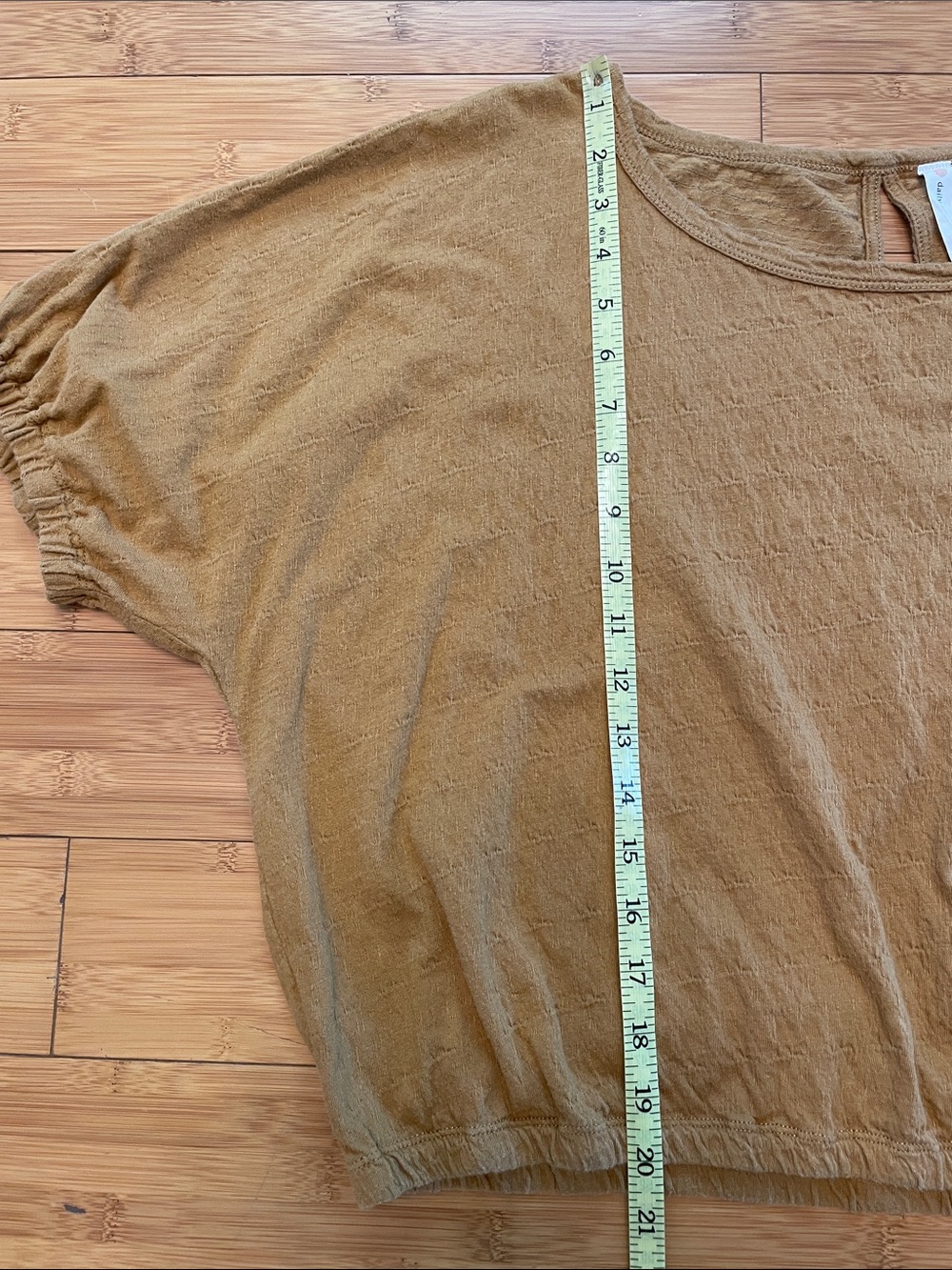 Daily Practice by Anthropologie Kimberly Shorts Set Size Medium Mustard Yellow - Picture 12 of 14